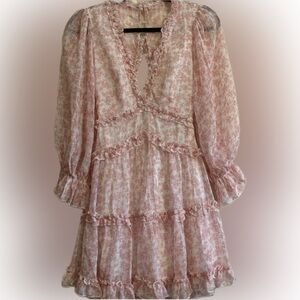 Vici Pink Floral Dress